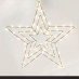 THREE STARS70 ΜΙΝΙ LED ΛΑΜΠ ΘΕΡΜΟ ΛΕΥΚΟ ΑΣΗΜΙ ΚΑΛΩΔΙΟ ΧΑΛΚΟ ΑΝΤΑΠΤΟΡΑ IP44 65.5x65.5cm ΣΥΝ 3m  | Aca | X067014225